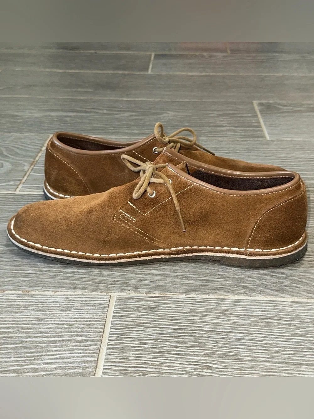 Clarks Originals Jink Cola Suede Oxford Men’s 11M Crepe Sole Casual Minimalist